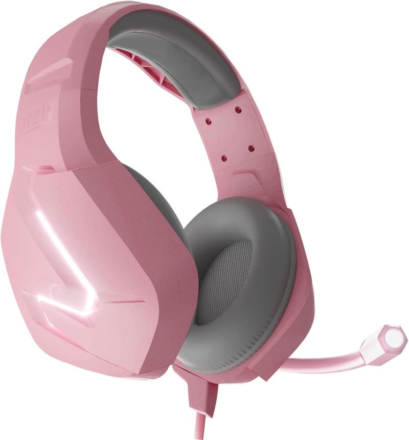 Orzly Gaming Headset (Pink) for PC and Gaming Consoles PS5, PS4, Xbox Series X | S, Xbox ONE, Nintendo Switch & Google Stadia Stereo Sound with Noise Cancelling mic - Hornet RXH-20 Nakuru Edition - Image 1